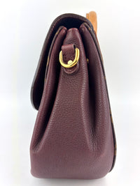 Eden MM Bordeaux Monogram Canvas Bag