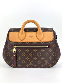 Eden MM Bordeaux Monogram Canvas Bag