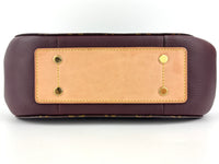 Eden MM Bordeaux Monogram Canvas Bag