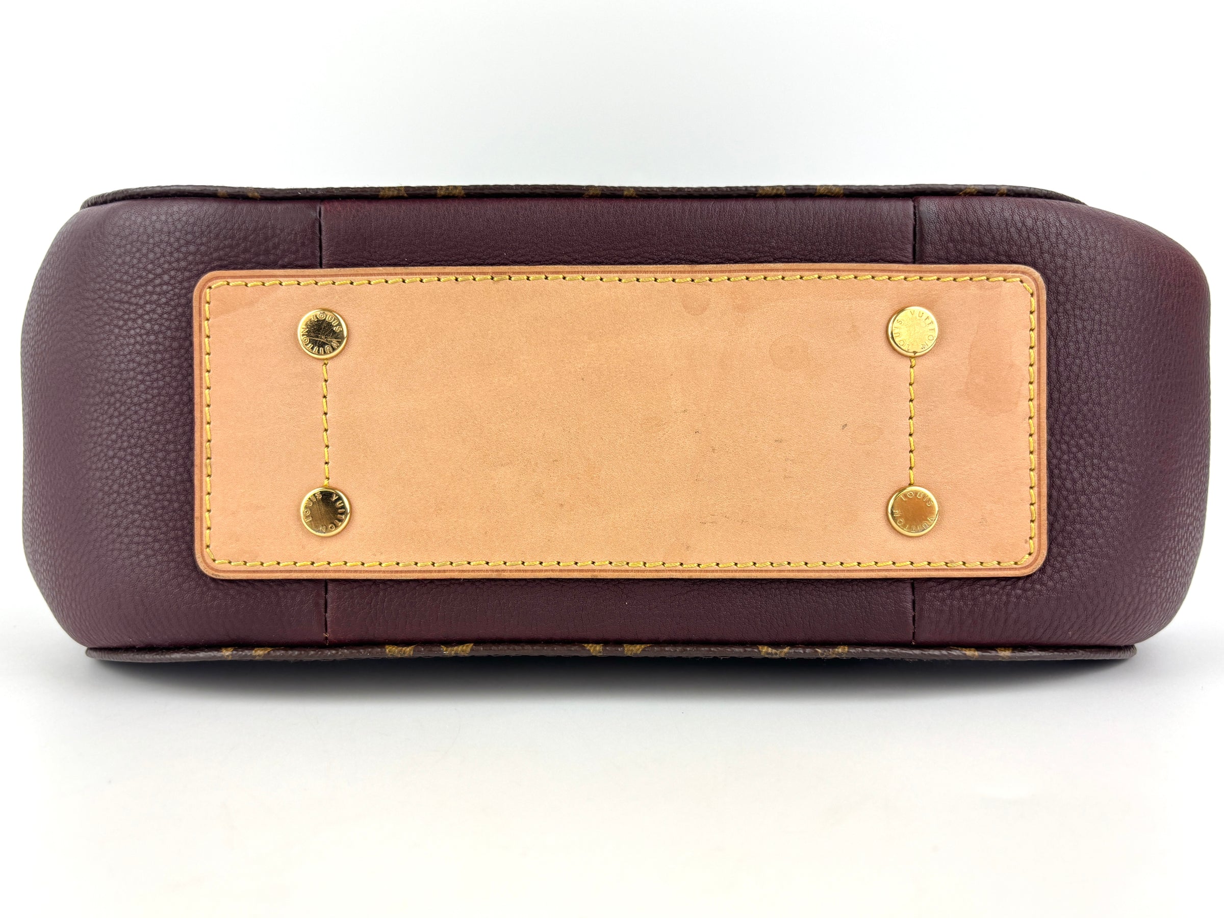 Eden MM Bordeaux Monogram Canvas Bag