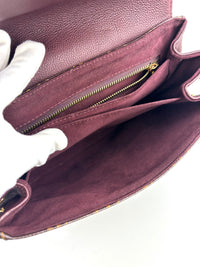 Eden MM Bordeaux Monogram Canvas Bag