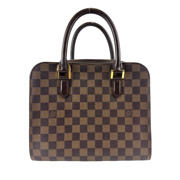 Triana Damier Ebene Top Handle Bag