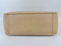 Beige Caviar GST Grand Shopping Tote GHW