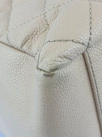 Beige Caviar GST Grand Shopping Tote GHW