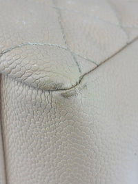 Beige Caviar GST Grand Shopping Tote GHW