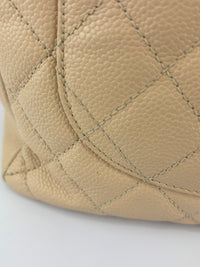 Beige Caviar GST Grand Shopping Tote GHW