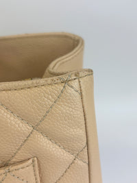 Beige Caviar GST Grand Shopping Tote GHW