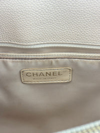 Beige Caviar GST Grand Shopping Tote GHW