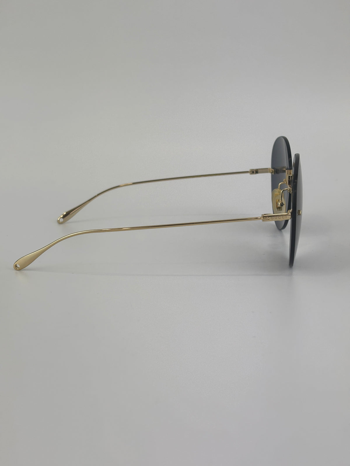 GG1149S Gold/Grey 60mm Round Novelty Sunglasses