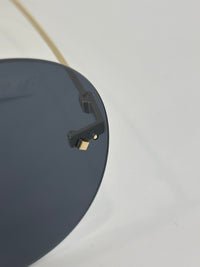 GG1149S Gold/Grey 60mm Round Novelty Sunglasses