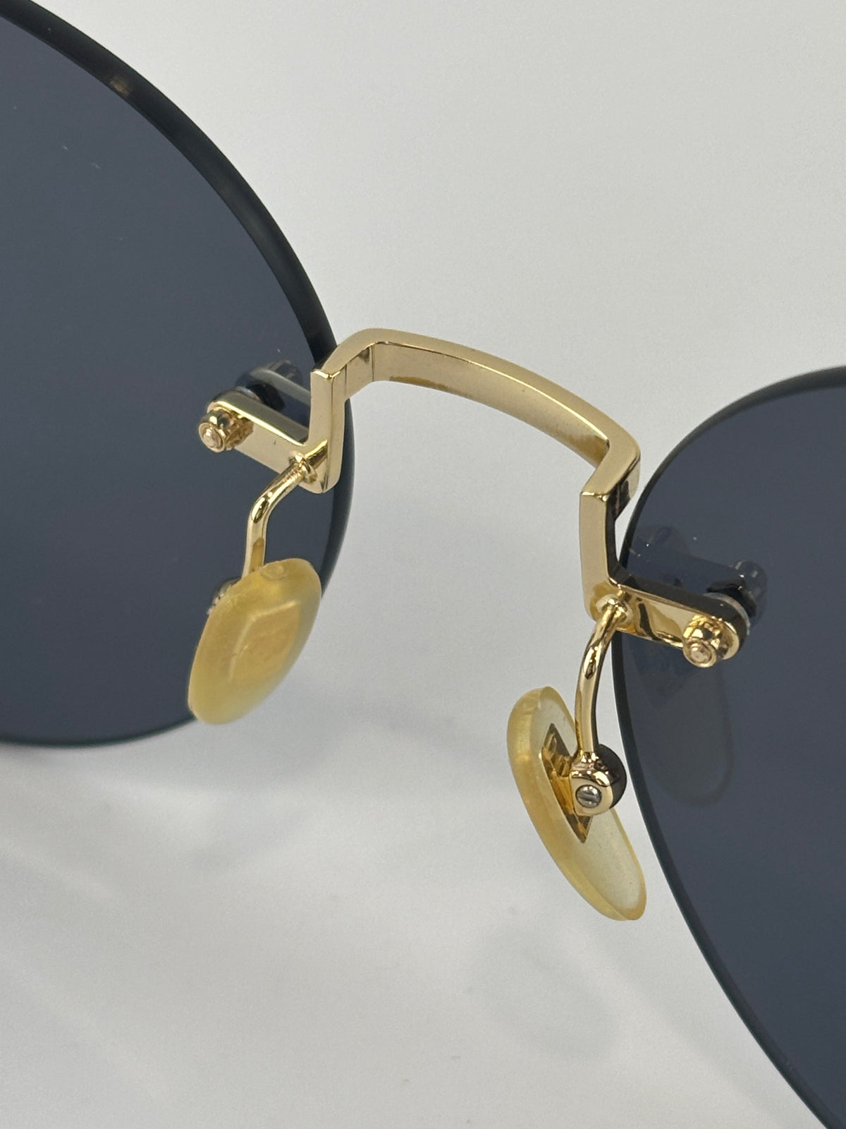 GG1149S Gold/Grey 60mm Round Novelty Sunglasses