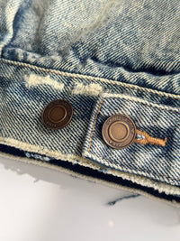 Destroyed Denim Jacket in Medium