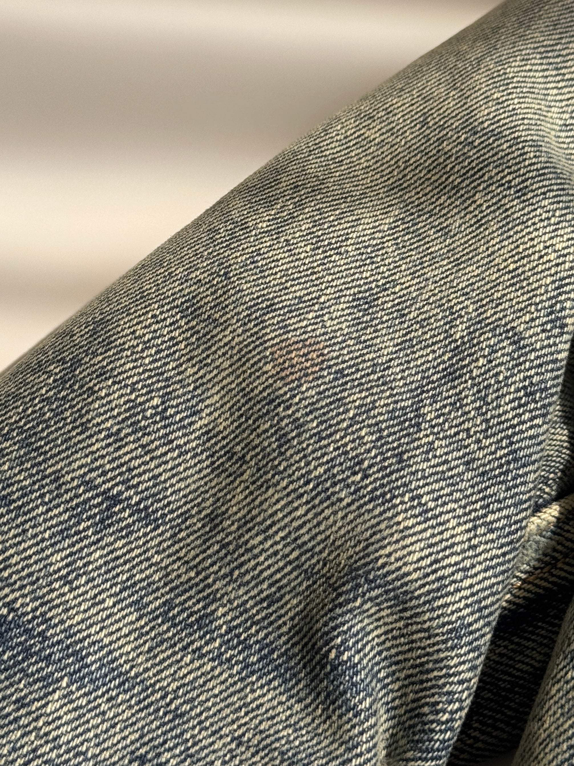 Destroyed Denim Jacket in Medium