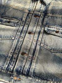 Destroyed Denim Jacket in Medium