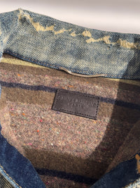 Destroyed Denim Jacket in Medium