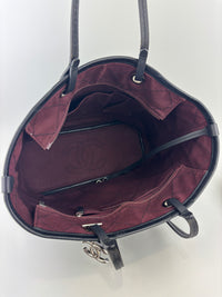 Black Quilted Caviar Shopping Fever Tote SHW