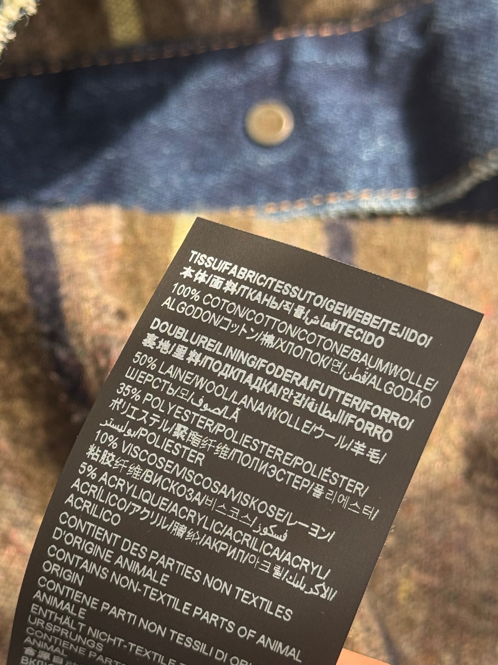 Destroyed Denim Jacket in Medium