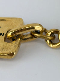 Vintage 31 Rue Cambon Medallion Chain Belt (24K Gold-Plated Heavy Chain & Embossed 31 Rue Cambon Medallion Coins)