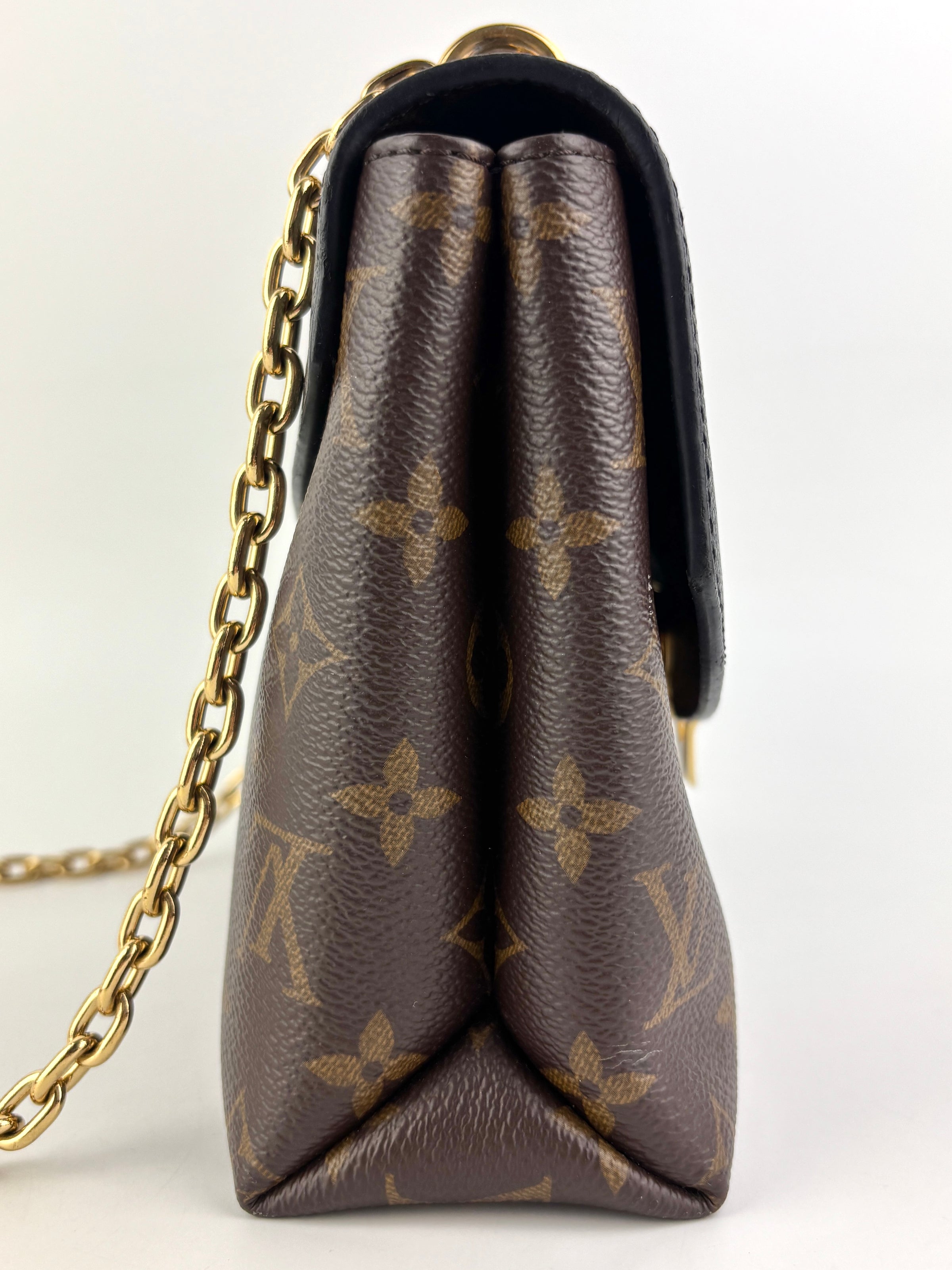 Saint Placide Monogram Canvas Noir Crossbody Bag