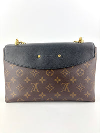 Saint Placide Monogram Canvas Noir Crossbody Bag