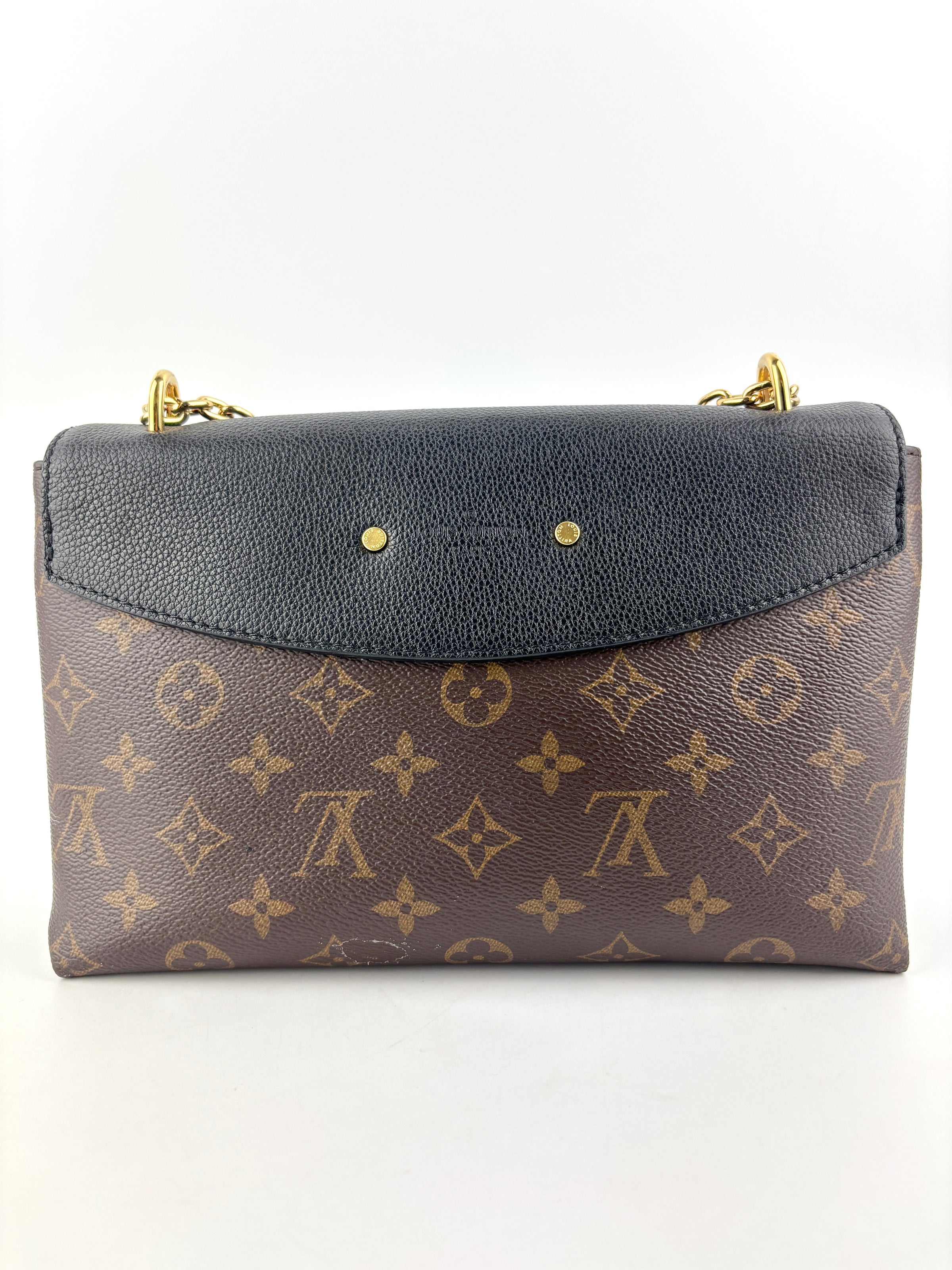 Saint Placide Monogram Canvas Noir Crossbody Bag