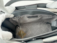 Emilia Medium Storm Pebbled Leather Satchel Bag