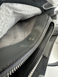 Emilia Medium Storm Pebbled Leather Satchel Bag