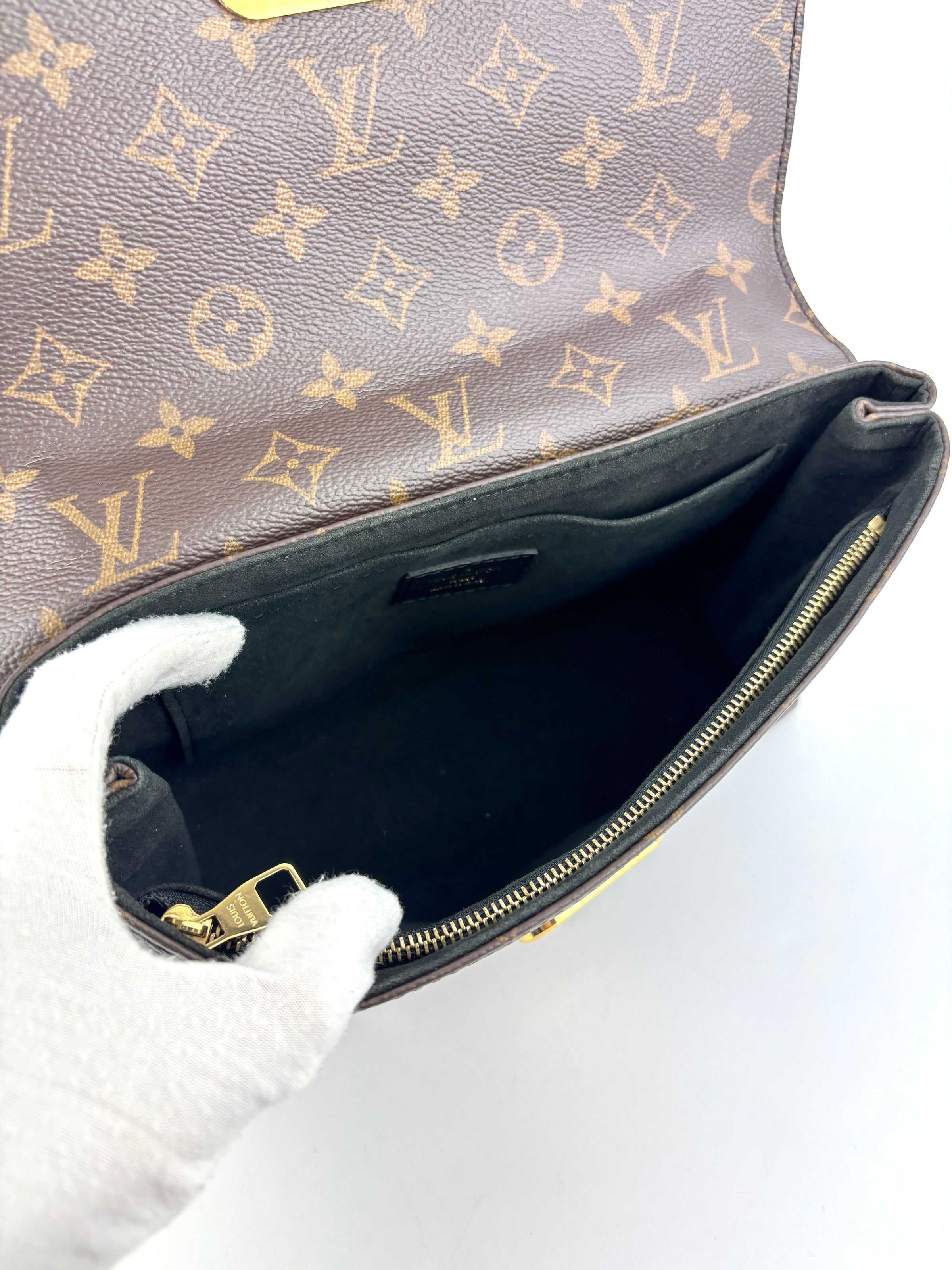 Saint Placide Monogram Canvas Noir Crossbody Bag