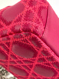 Miss Dior Small Embroidered Pink Leather Bag - Glampot