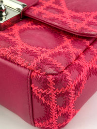 Miss Dior Small Embroidered Pink Leather Bag - Glampot