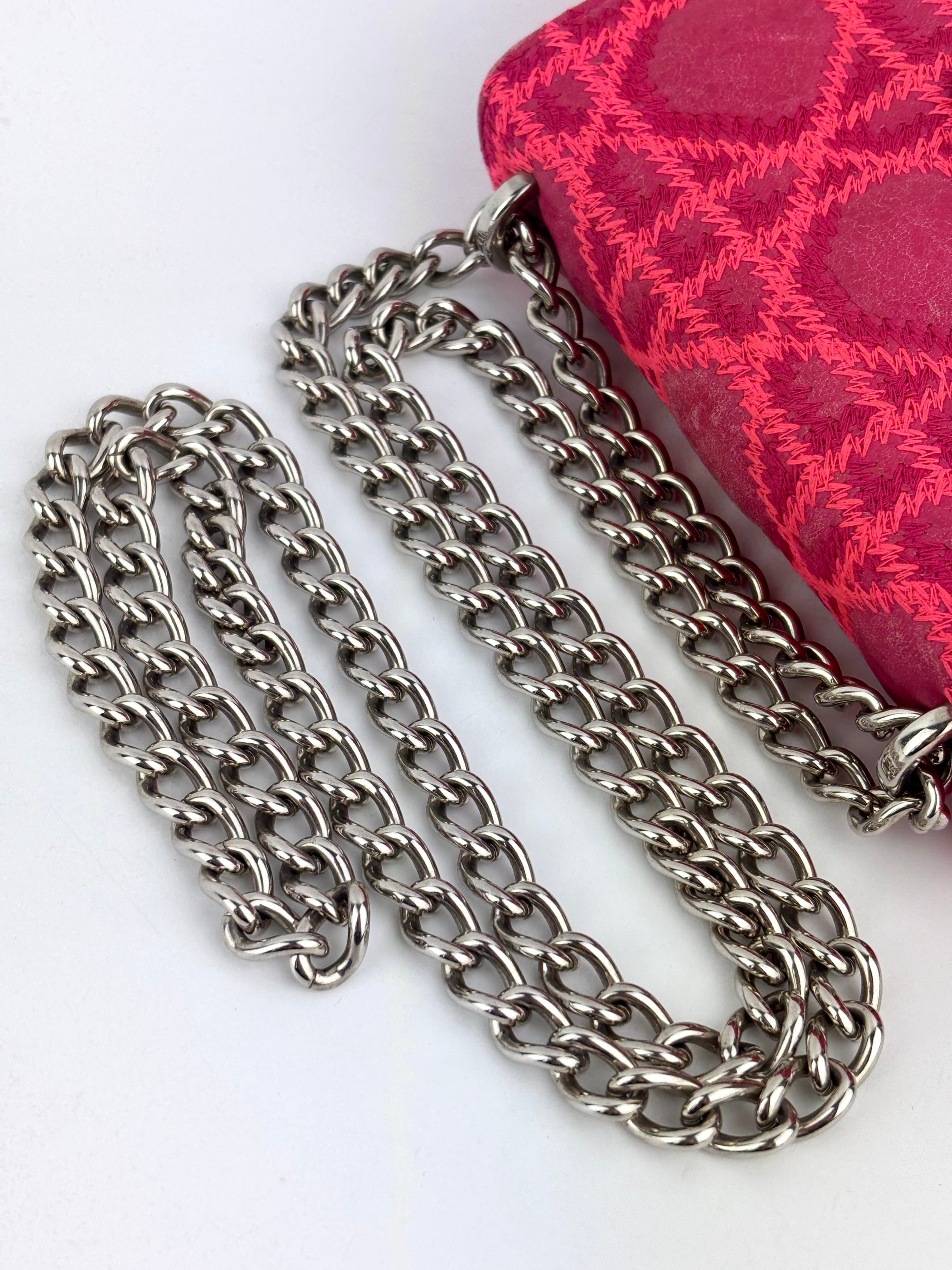Miss Dior Small Embroidered Pink Leather Bag - Glampot
