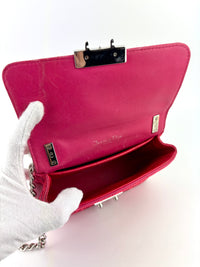 Miss Dior Small Embroidered Pink Leather Bag - Glampot