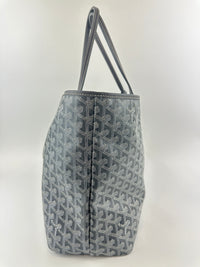 Saint Louis Grey Goyardine Canvas PM Tote Bag
