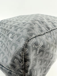 Saint Louis Grey Goyardine Canvas PM Tote Bag