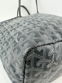 Saint Louis Grey Goyardine Canvas PM Tote Bag