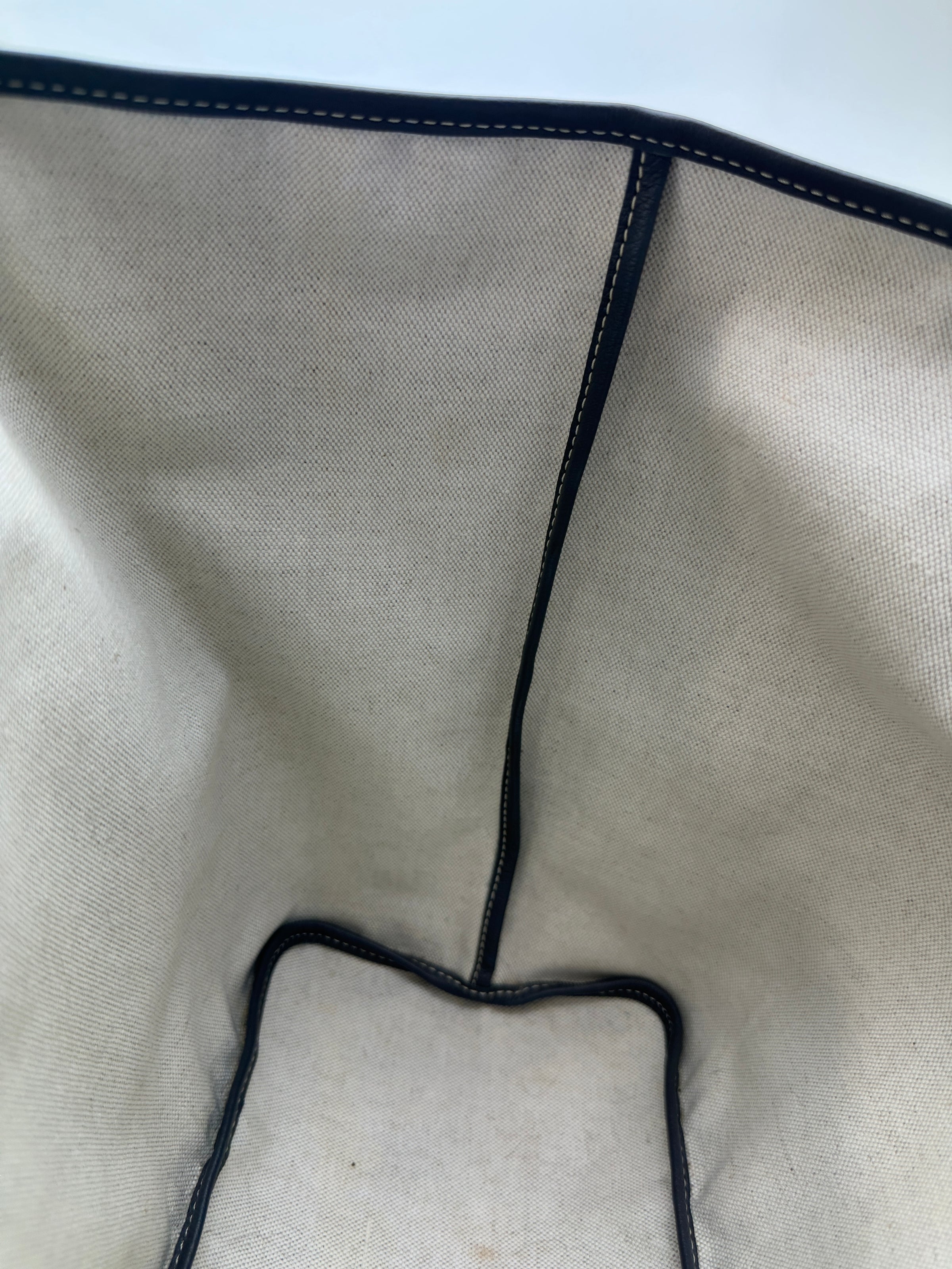 Saint Louis Grey Goyardine Canvas PM Tote Bag