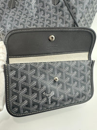 Saint Louis Grey Goyardine Canvas PM Tote Bag