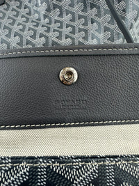 Saint Louis Grey Goyardine Canvas PM Tote Bag