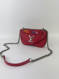 New Wave Chain PM Bag in Red