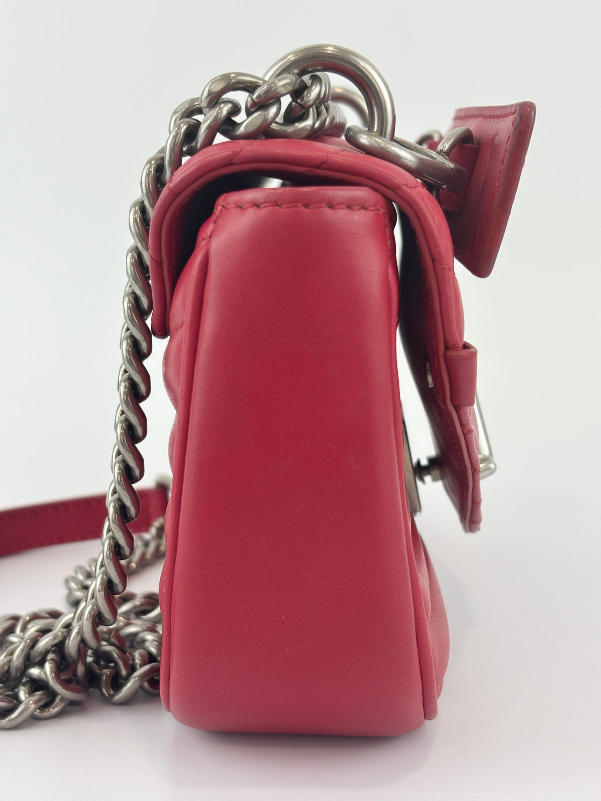 New Wave Chain PM Bag in Red
