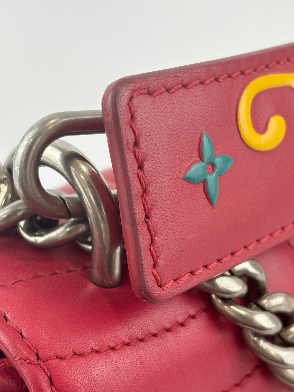 New Wave Chain PM Bag in Red