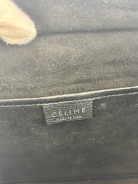 Nano Luggage Tote Black Pebbled Calfskin