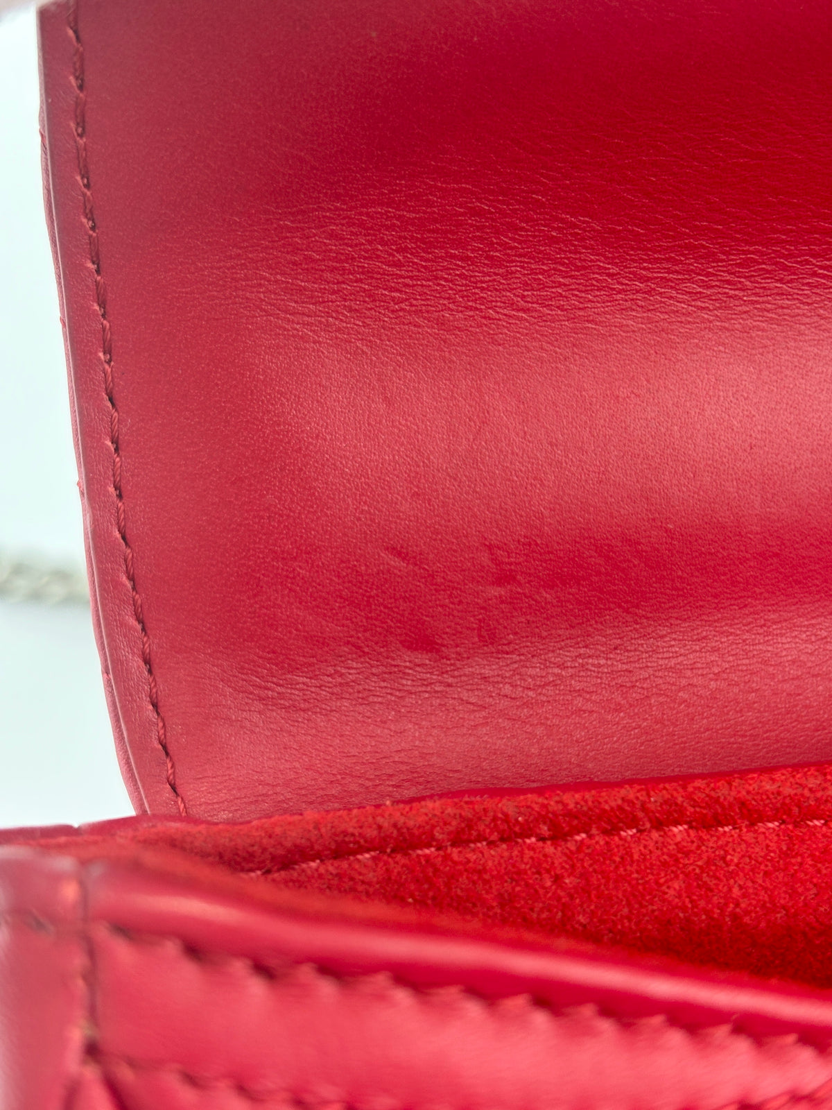 New Wave Chain PM Bag in Red