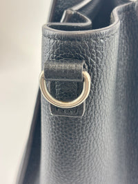 Nano Luggage Tote Black Pebbled Calfskin