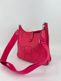 Evelyne 29 Rose Extreme SHW Taurillon Clemence Leather