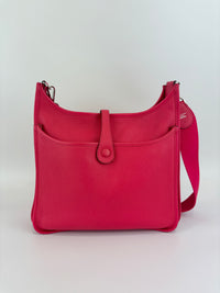 Evelyne 29 Rose Extreme SHW Taurillon Clemence Leather
