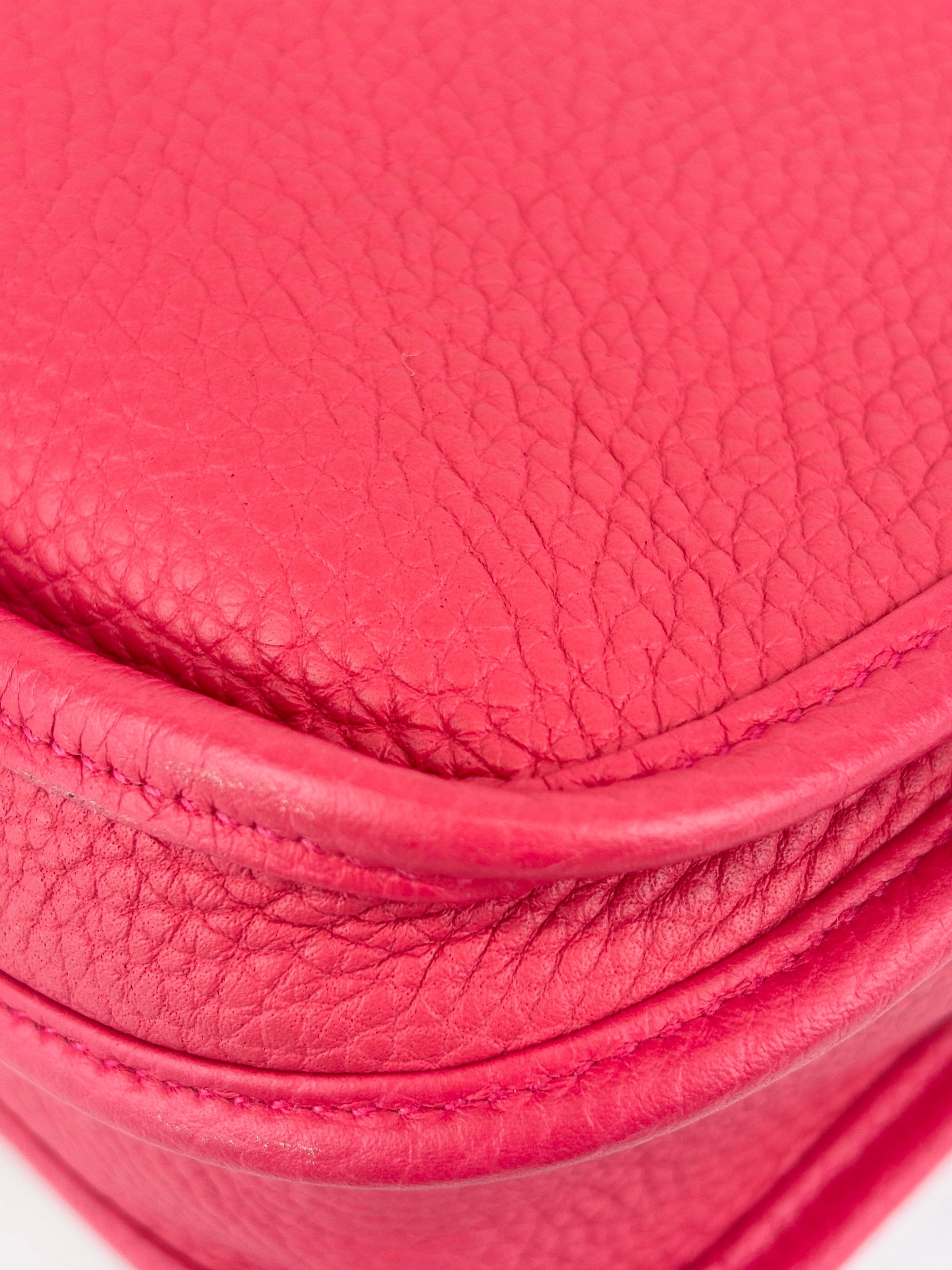 Evelyne 29 Rose Extreme SHW Taurillon Clemence Leather