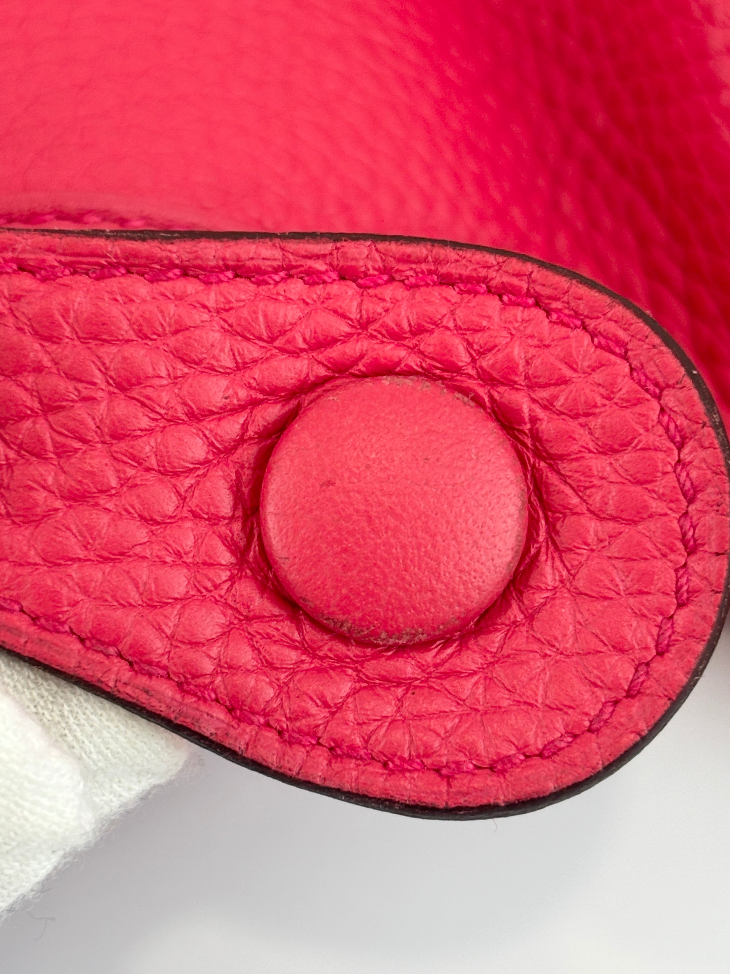 Hermès Evelyne 29 Rose Extreme SHW Taurillon Clemence Leather
