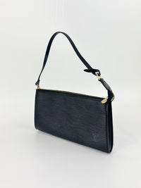 Epi Leather Pochette Accessoires Black