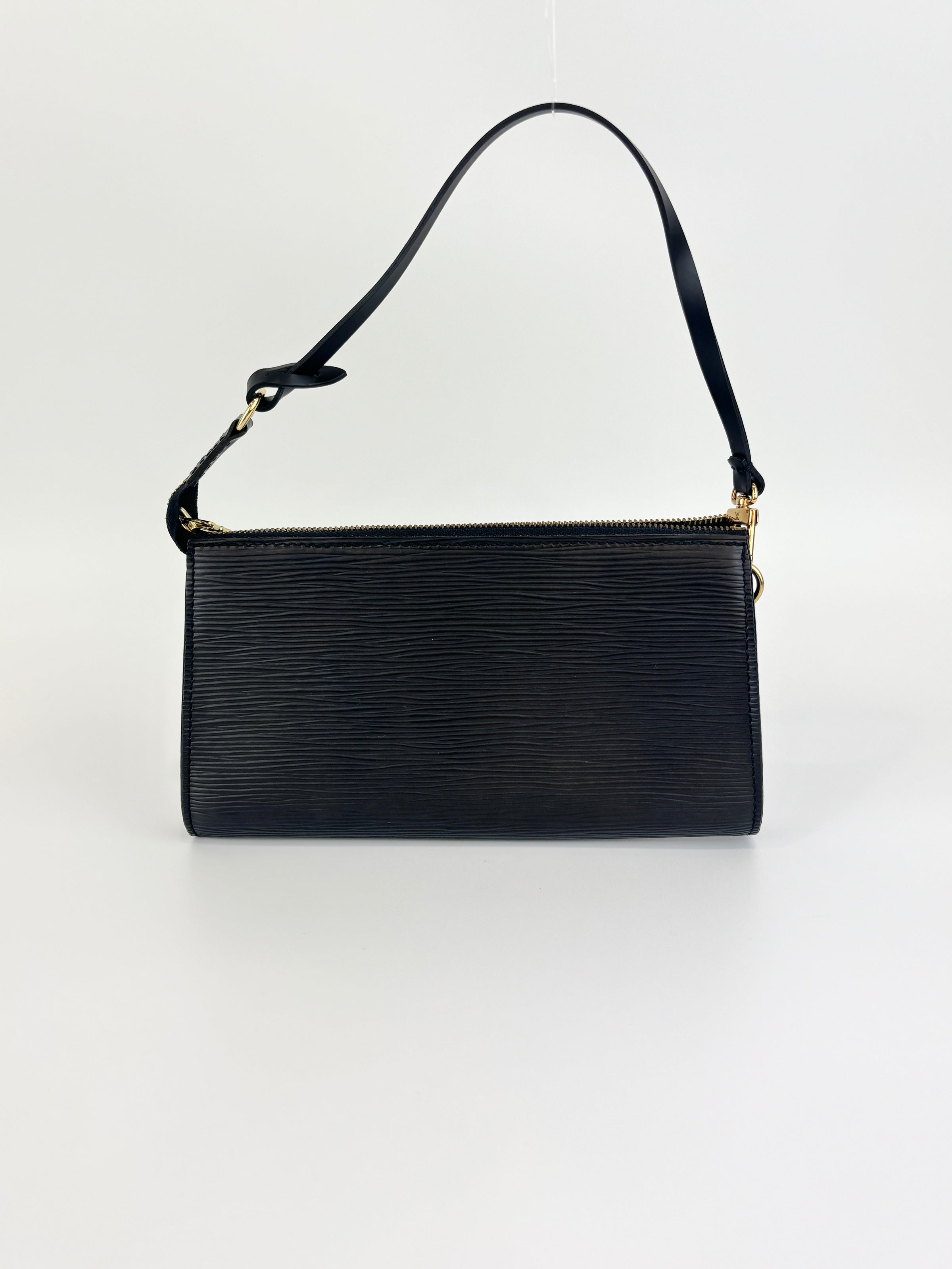 Epi Leather Pochette Accessoires Black